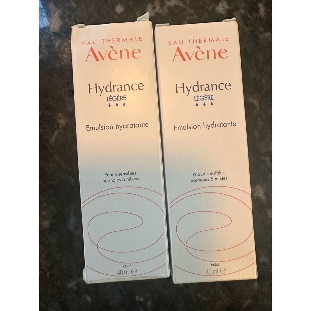 Avène Hydrance LIGHT Hydrating Emulsion,face Moisturizer Cream, 2 boxes Non-Come